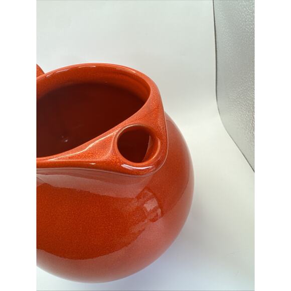 Vintage Waechtersbach Solid Red‎ bubble shaped 70 oz Pitcher - Picture 10 of 12